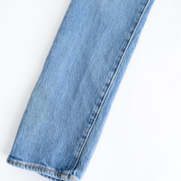 Levi's 501 Blue Skinny Straight Denim Jeans Size 30x32 - Picture 5 of 16
